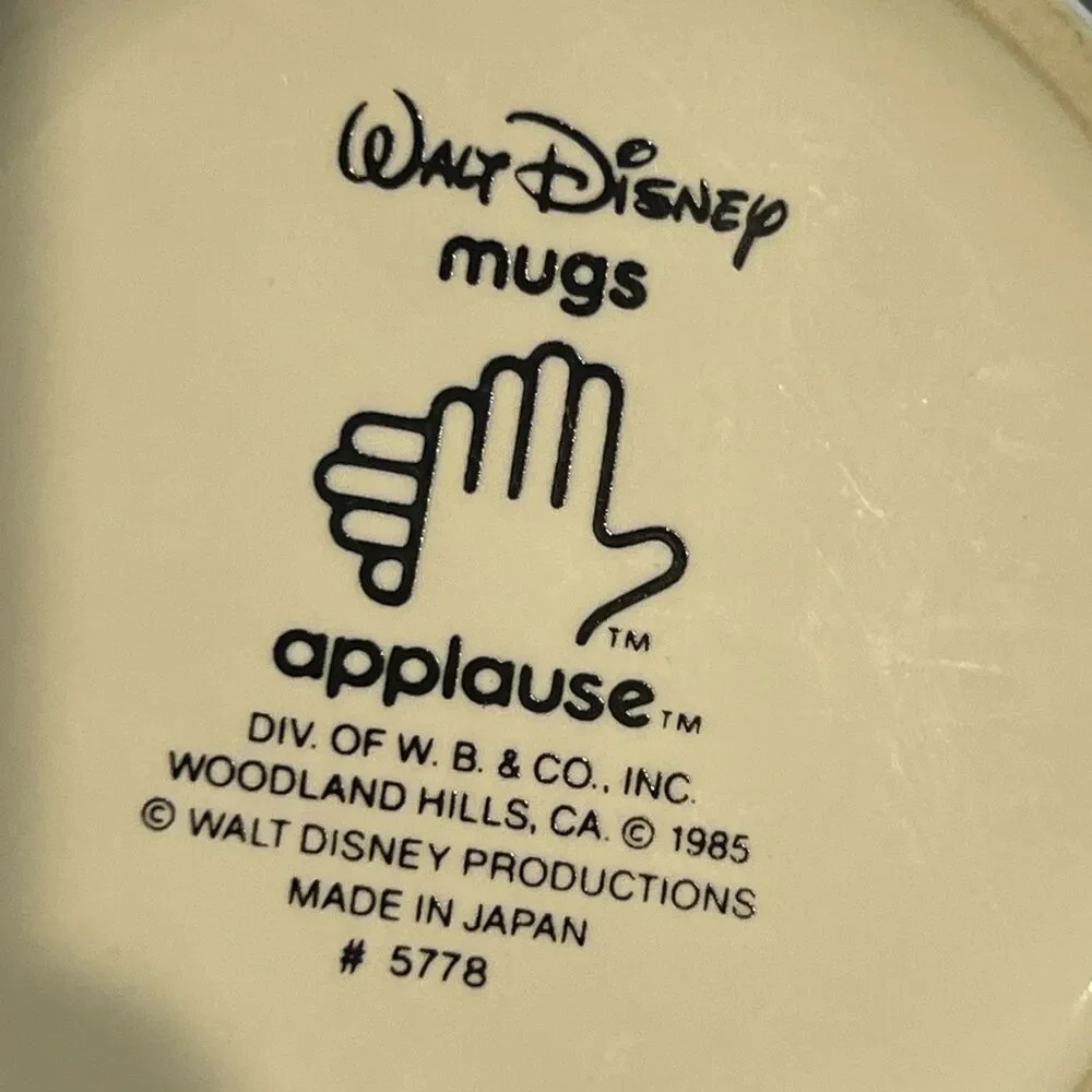 Lot of 4 Disney World / Land Collectible Ceramic Coffee/Tea Mugs - Varying Sizes